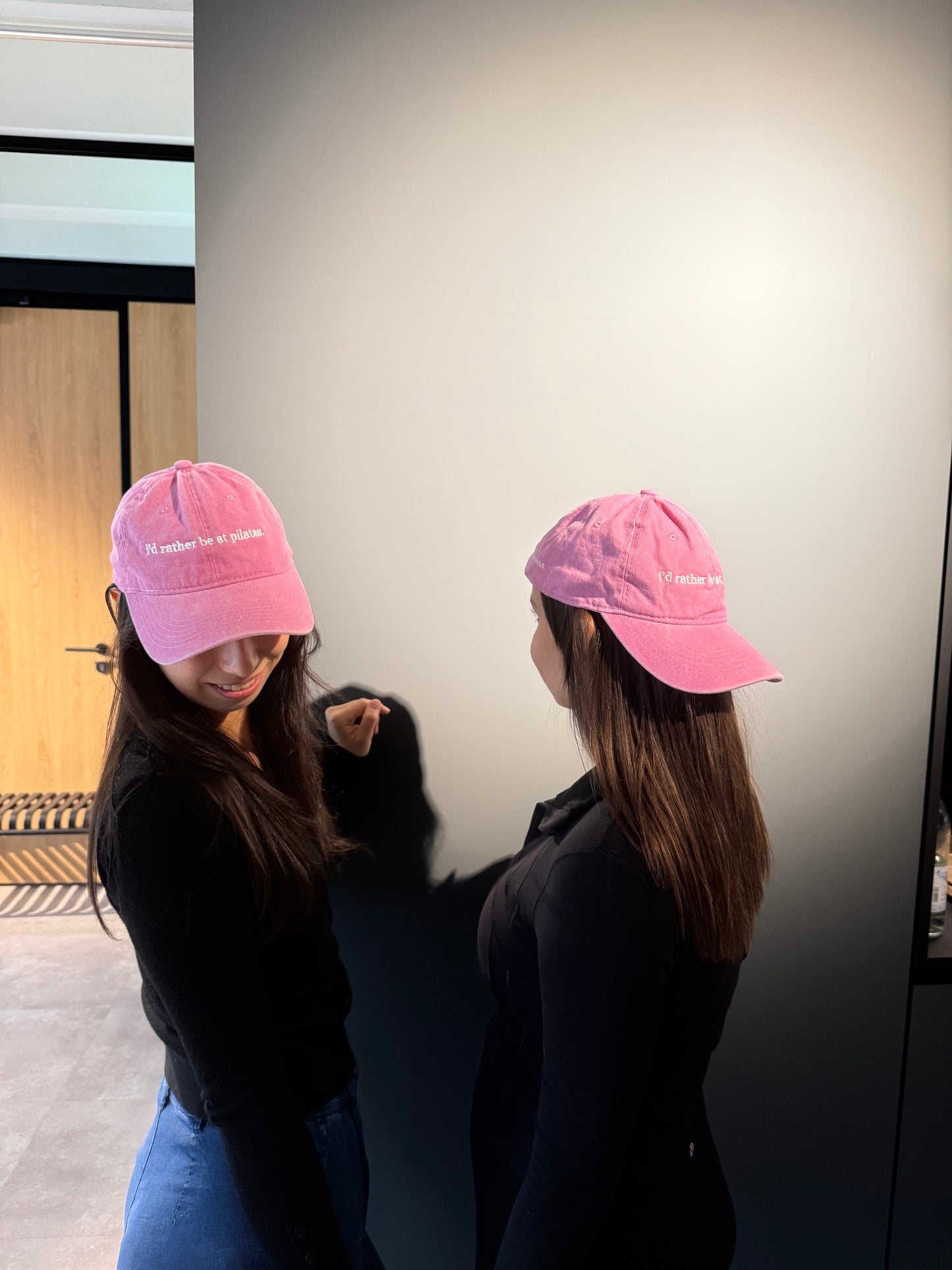 I'd rather be at Pilates. - Pilates Statement Cap