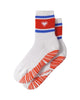 Stripe Heart - Crew Grip Socks | The Everyday Collection
