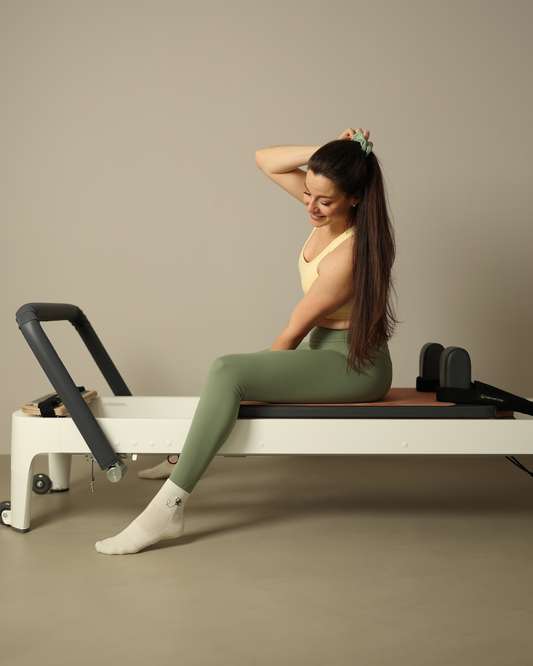 Honey Bee - Mid-Crew Pilates Socken - Griplies