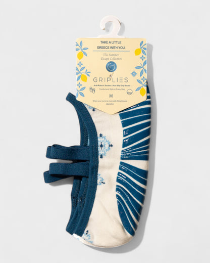 Santorini Tiles - Ballerina Pilates Grip Socks
