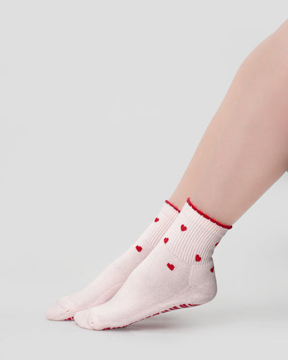 Pilates Socken – Wavy Hearts | Valentins Edition 2026