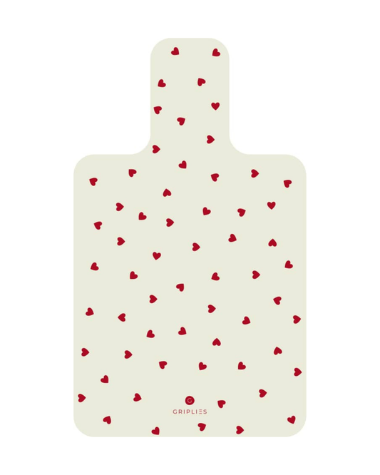 Mikrofaser Pilates Reformer Matte – Red Hearts - LIMITED EDITION