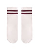 Pilates Socks – Sweetheart Cherry Stripes Crew | Valentine’s Edition 2026