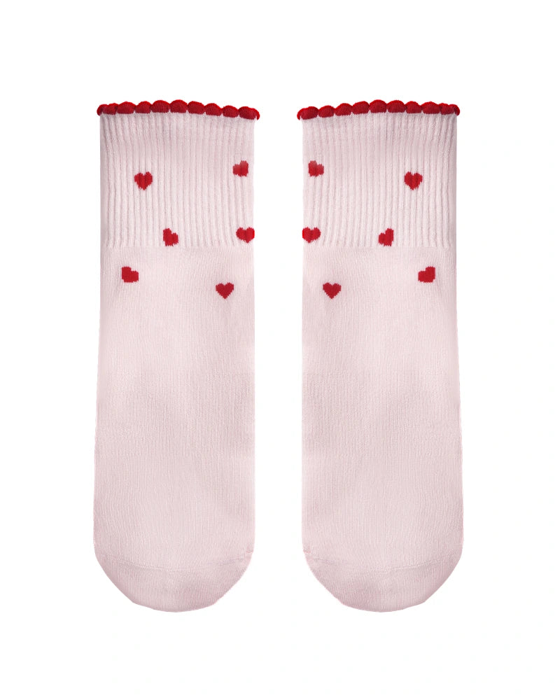 Pilates Socken – Wavy Hearts | Valentins Edition 2026