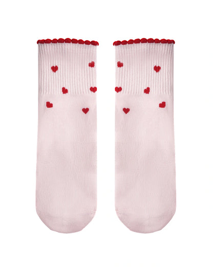 Pilates Socken – Wavy Hearts | Valentins Edition 2026